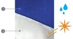 Malatec 2194 Zahradní altán skládací 3 x 3 m + 3 boční stěny modrý