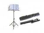 Malatec Stojan na noty 123 cm čierny