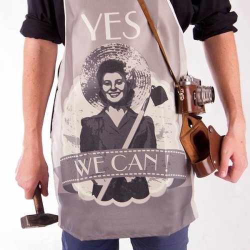 Gadget Factory Kuchynská Retro Zástera - Yes We Can (EN)