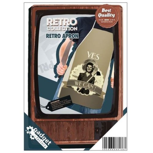 Gadget Factory Kuchynská Retro Zástera - Yes We Can (EN)