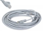 Verk 13124 Sieťový kábel RJ45, CAT5E, 10 m šedý