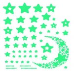 Fluorescent Sticker - Hvězdy
