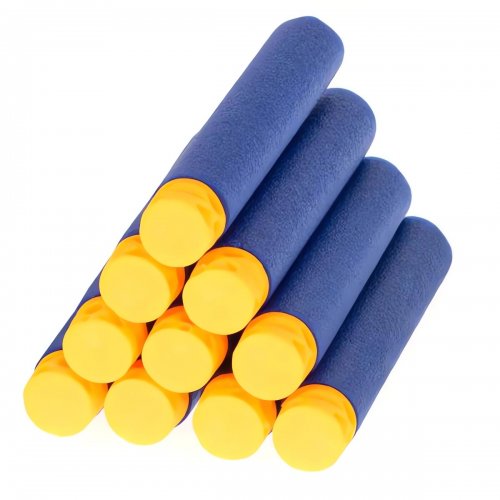 KIK KX7421 Náhradná náboje do pištole Nerf s mäkkým hrotom 7cm 10ks