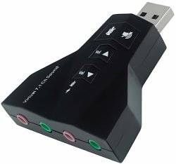 APT USB Zvuková karta sa simuláciou 7.1 Gamer