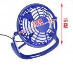 ISO Stolný USB ventilátor Color