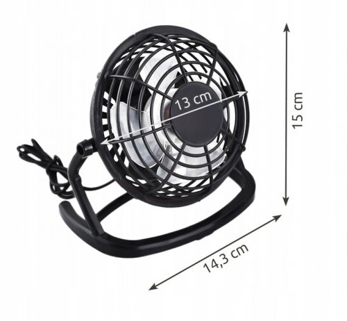 ISO Stolný USB ventilátor Color