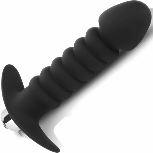 Sensual Vibrační anální kolík Butt Plug 13 cm černá