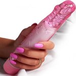 Sensual Vibrátor Jelly Vibration Dildo 22.5 cm 