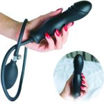 Sensual Nafukovací dildo 15 cm černé