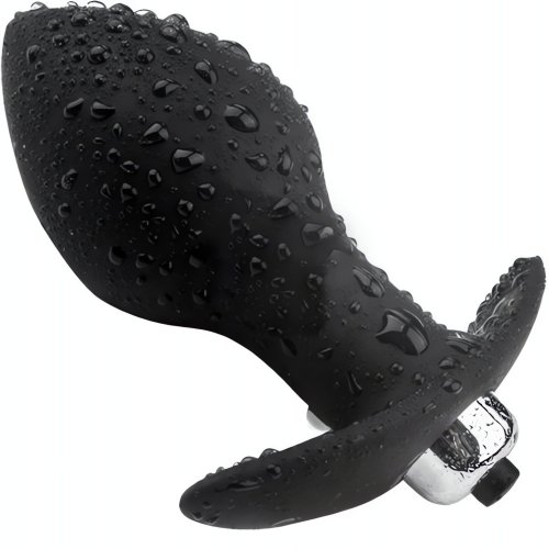 Sensual Vibrační anální kolík 9.5 cm, černá