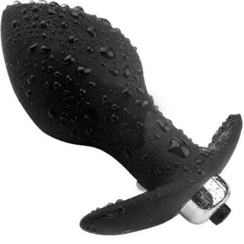 Sensual Vibrační anální kolík 9.5 cm, černá