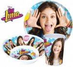 Javoli Detská jedálenská súprava Soy luna, 3-dielna, melanín