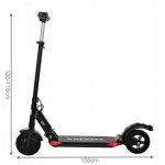 KRUZZEL 10325 Elektrická koloběžka Blitz 350W 36V 7,8Ah, 30 km/h černá