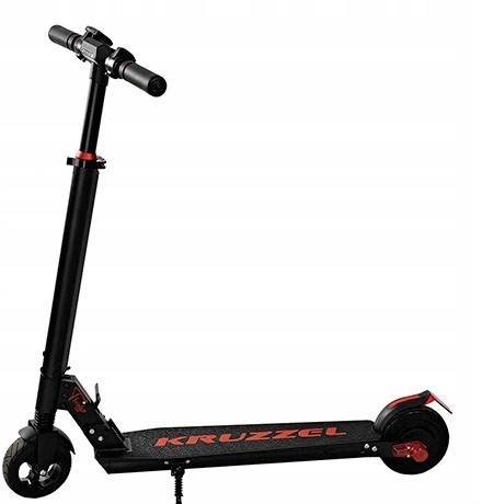 KRUZZEL 10334 Elektrická koloběžka Thunder 250W 24V 5,2Ah, 30 km/h černá