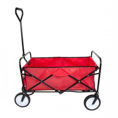 Carruzzo O4A Záhradný prepravný vozík skladací červený