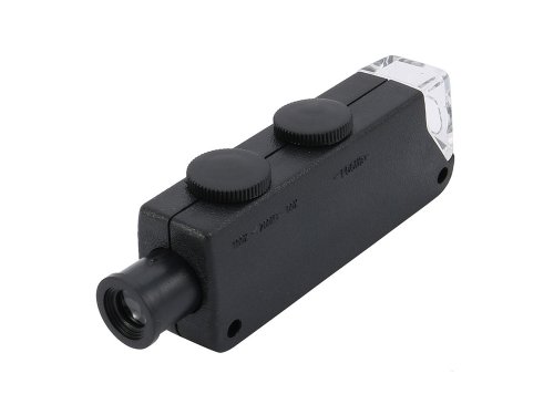 Verk 09083 Kapesní lupa 60x 100x LED ZOOM FOCUS