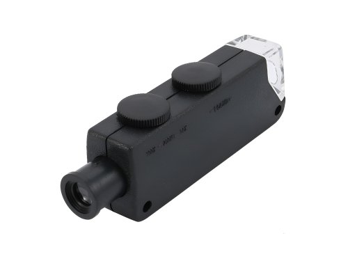 Verk 09083 Kapesní lupa 60x 100x LED ZOOM FOCUS