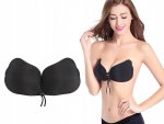 Verk Samodržící push-up podprsenka B černá 