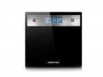 Verk 17090 Digitální osobní váha skleněná LCD 180Kg/100g černá