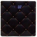 Verk 17097 Digitální osobní váha skleněná LCD 180Kg/100g černozlatá