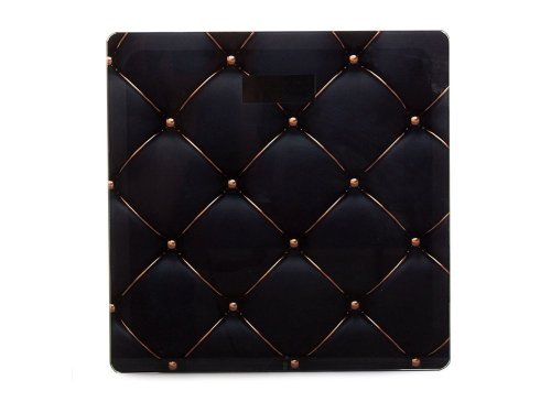 Verk 17097 Digitálna osobná váha sklenená LCD 180Kg/100g čiernozlatá