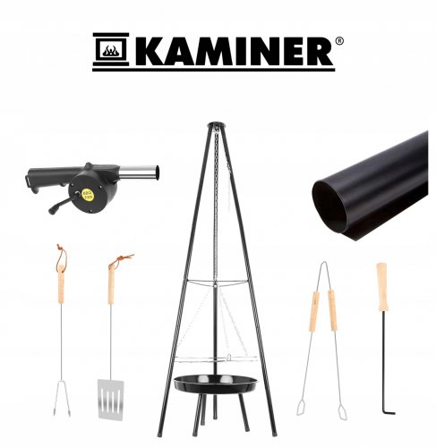 Kaminer 9792 Závěsný gril na trojnožce