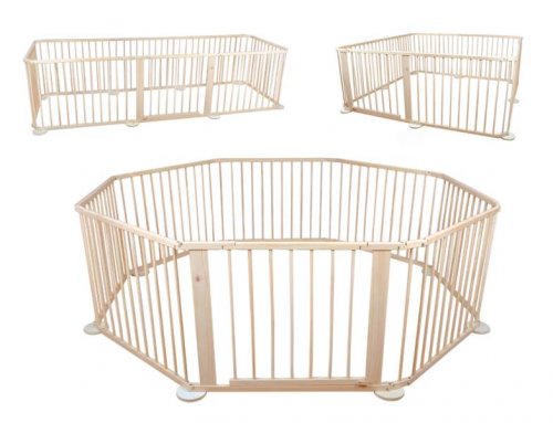 Malatec 1803 Dřevěná ohrádka borovice 8 panelů XXL Bazar