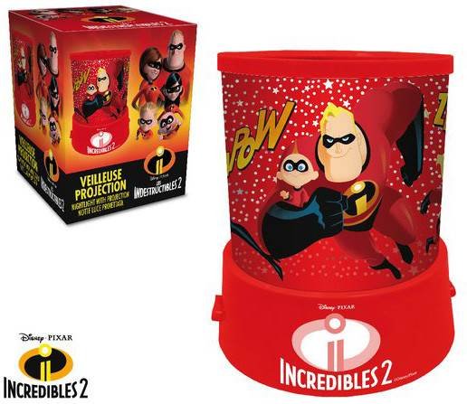 Javoli Mini LED Projektor Disney Úžasňákovi červený