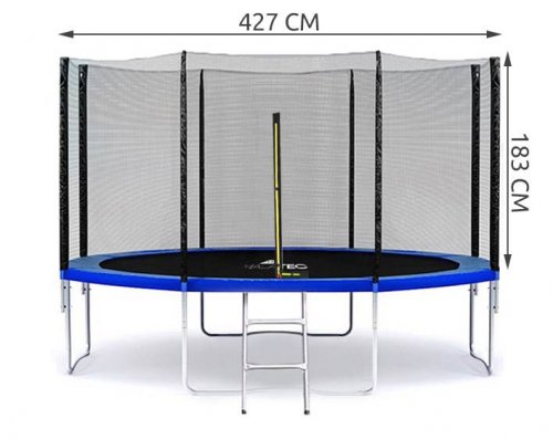 Malatec Vonkajšia ochranná sieť pre trampolínu 427 cm