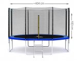 Malatec Vnější ochranná síť pro trampolínu 404 cm