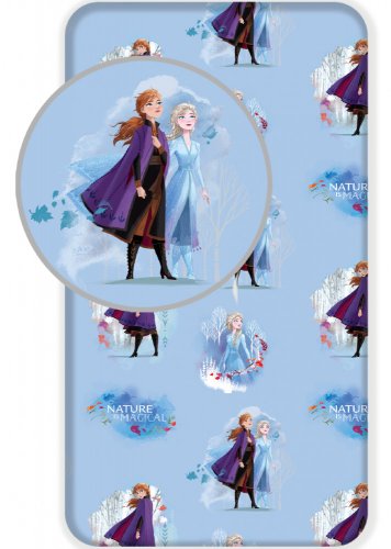 Javoli Dětské bavlněné prostěradlo Disney Frozen 90 x 200 cm