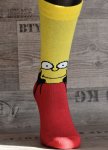 Happy Veselé ponožky Bart Simpson vel. 41-46 červené