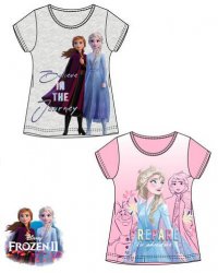 Javoli Dětské tričko krátký rukáv Frozen vel. 128 růžové