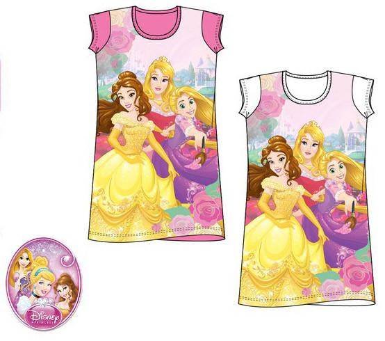 Javoli Dětské tričko krátký rukáv Disney Princess vel. 98 růžové