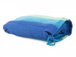 Verk Hamaka hojdacia sieť 200 x 150 cm hrubé modré pruhy