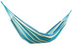 Verk Hamaka houpací síť 200 x 80 cm slabé pruhy modré