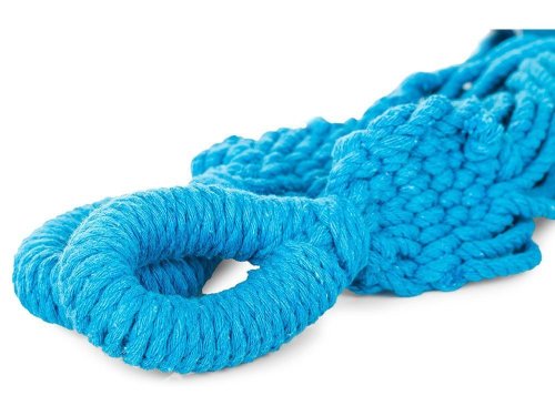 Verk Hamaka houpací síť 200 x 80 cm slabé pruhy modré