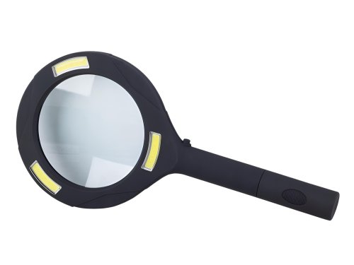 Verk 09114 Lupa s osvetlením 80 mm, 3x LED SMD