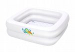 Bestway 51116 Dětský bazén čtverec bílý 86 x 86 x 25 cm