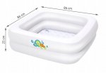 Bestway 51116 Dětský bazén čtverec bílý 86 x 86 x 25 cm