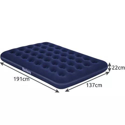Bestway 67002 Nafukovací matrace Air Bed 191 x 137 x 22 cm modrá 