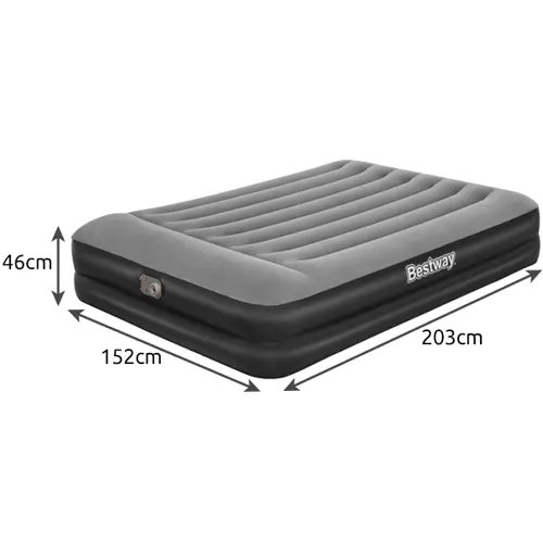 Bestway 67403 Nafukovací matrace Premium s vestavěnou pumpou 203 x 152 x 46 cm 