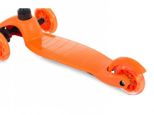 Verk 18126 Dětská tříkolová koloběžka svítící 3 v 1 oranžová