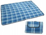 Verk Pikniková deka 150 x 200 cm károvaná modrá