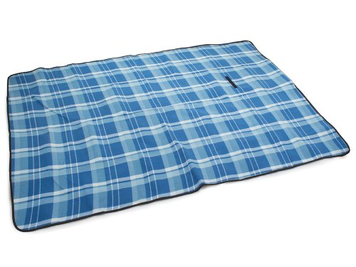 Verk Pikniková deka 150 x 200 cm károvaná modrá