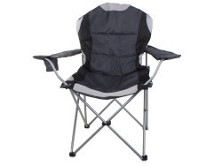 Verk 01403 Zahradní a kempingová židle polstrovaná šedá