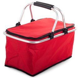 Verk 14194 Nákupní, piknikový košík termo červený