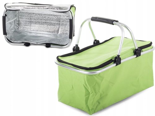 Verk 14194 Nákupní, piknikový košík termo zelený