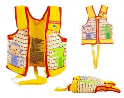 Bestway 93521 Penová plavecká vesta Fisher Price S / M