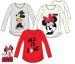 Javoli Detské tričko dlhý rukáv Disney Minnie veľ. 98 červené